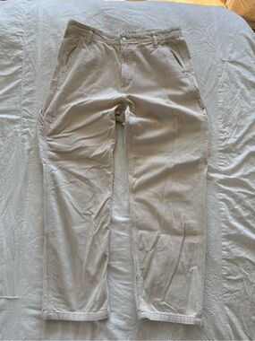 H&M Light Beige Corduroy Chinos